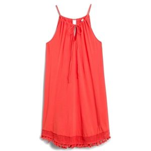 MICHAEL STARS
Karla Tassel Detail Knit Halter Dress: L